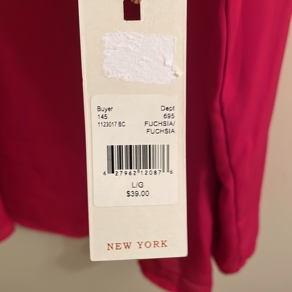 Dex Suit Shop Fuschia Tank Top-Size L - Picture 3 of 3